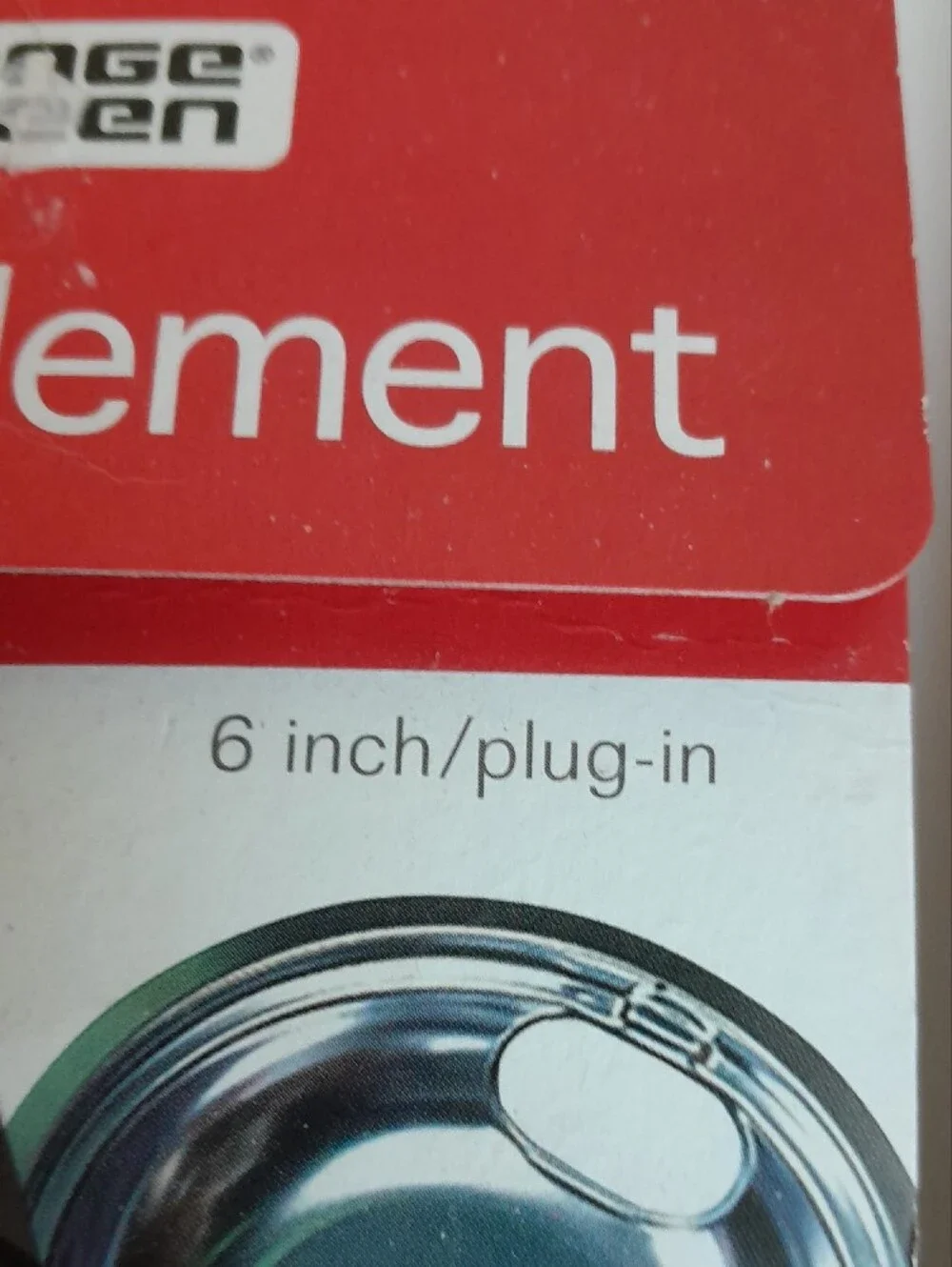 Range Kleen Heating Element For Stove Top - Brsnd New